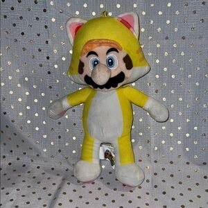 Super marioYellow and WhiteCostume Plush Toy